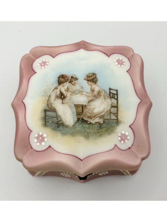 C.F. Monroe Other - Nakara-C.F. Monroe, Burmese Color-Kate Greenaway Dresser Box 4"